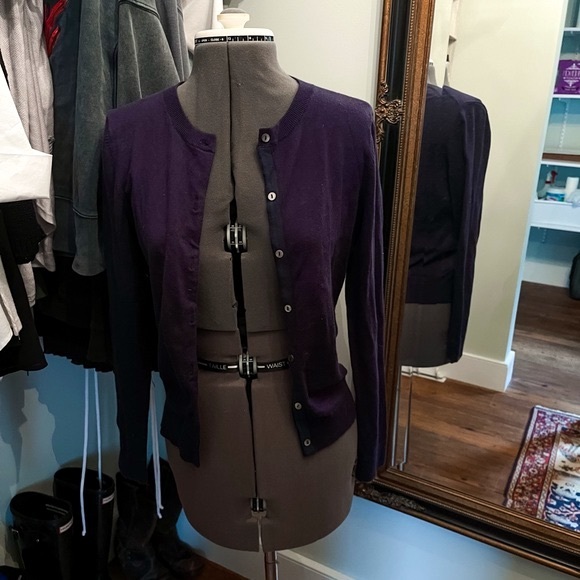 Navy Vineyard Vines Cardigan - Picture 1 of 3